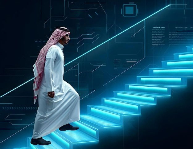 شريك مبتسم